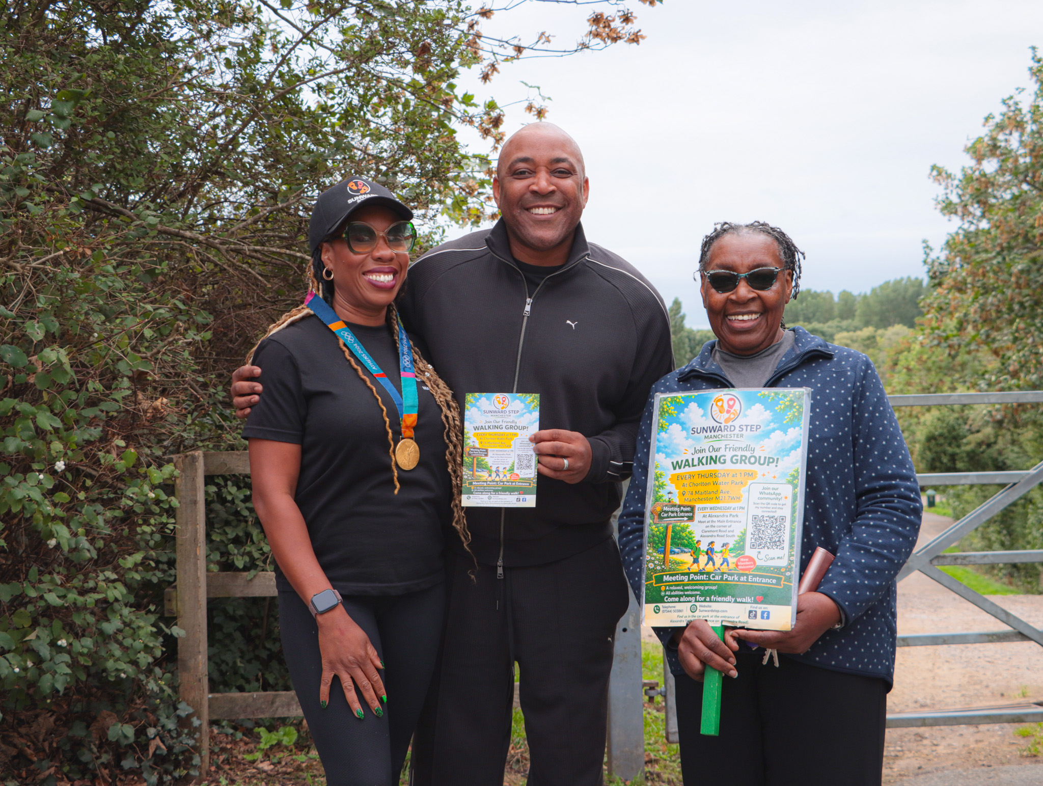Sunward Step walkers enjoying the route